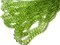 75 4mm Light Green Crystal Faceted Round Beads Full 12 Inch Strand